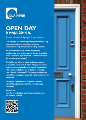 Open Day w DLA Piper - 9 maja 2014 roku